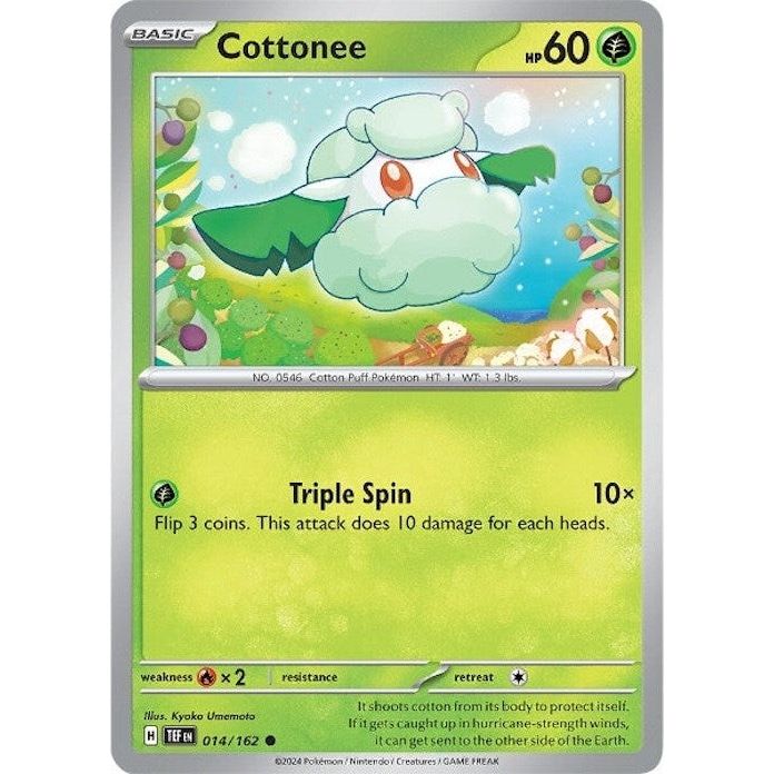 Image for Cottonee (014/162) (TEF) - Pokemon
