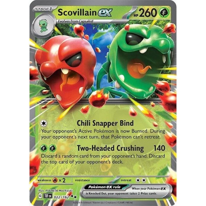 Image for Scovillain ex (022/162) (TEF) - Pokemon