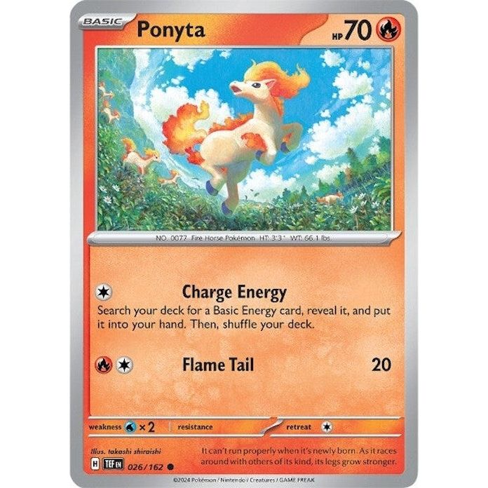 Image for Ponyta (026/162) (TEF) - Pokemon