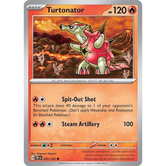 Image for Turtonator (035/162) (TEF) - Pokemon