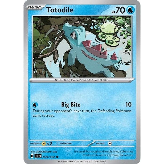 Image for Totodile (039/162) (TEF) - Pokemon