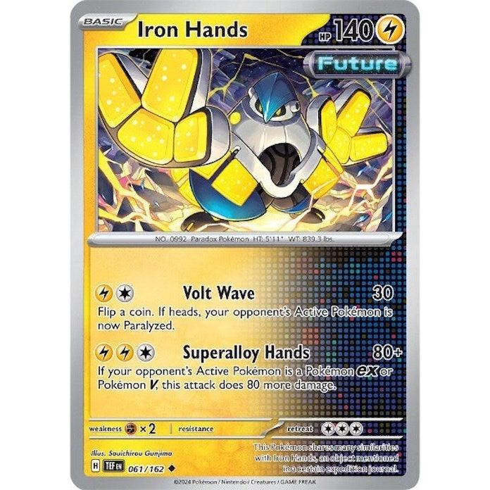 Image for Iron Hands (061/162) (TEF) - Pokemon