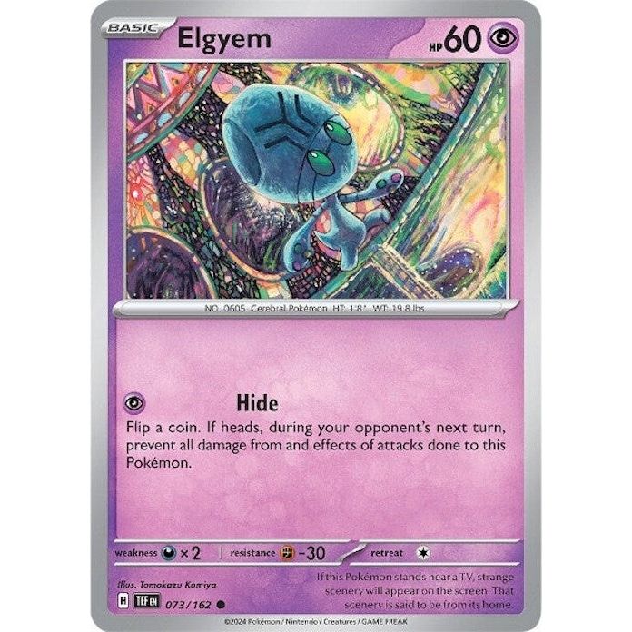 Image for Elgyem (073/162) (TEF) - Pokemon
