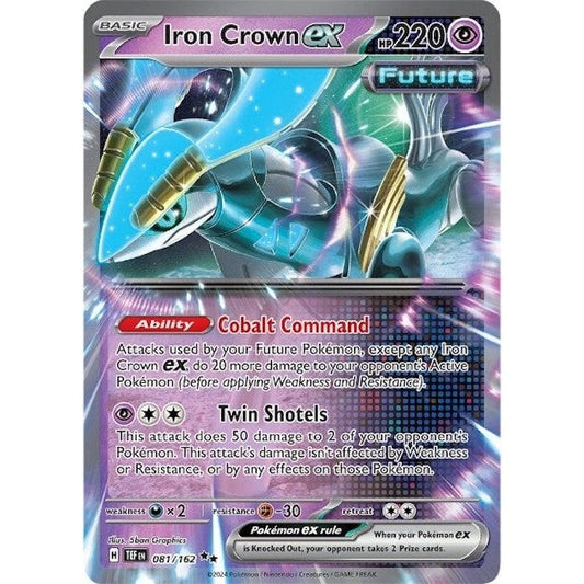 Image for Iron Crown ex (081/162) (TEF) - Pokemon