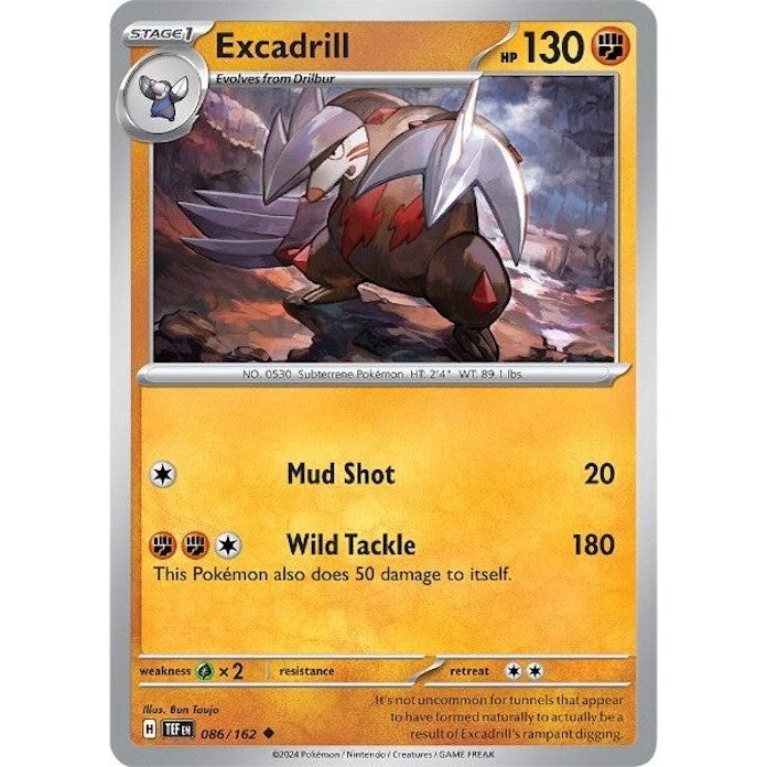 Image for Excadrill (086/162) (TEF) - Pokemon