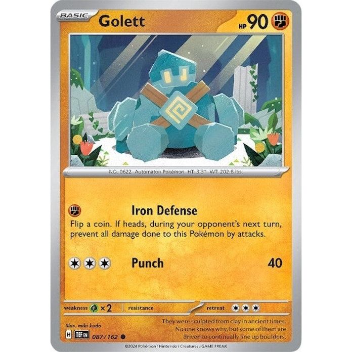Image for Golett (087/162) (TEF) - Pokemon