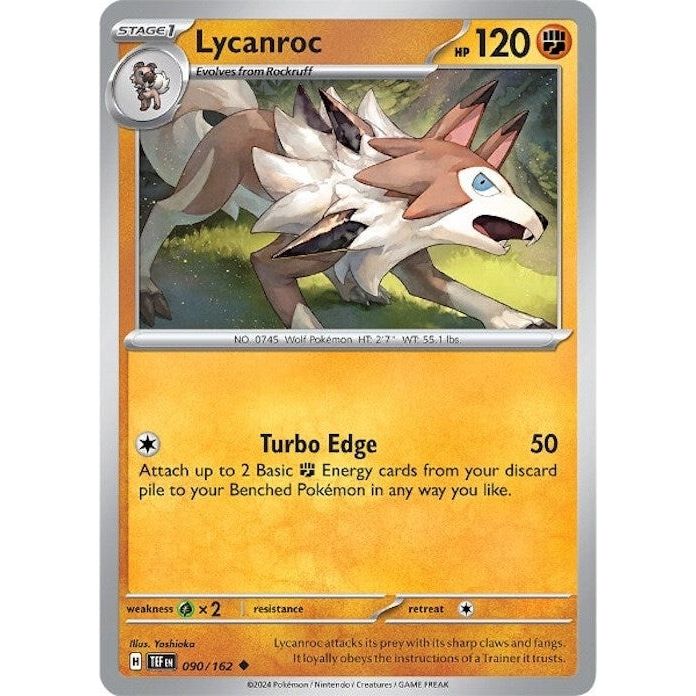 Image for Lycanroc (090/162) (TEF) - Pokemon