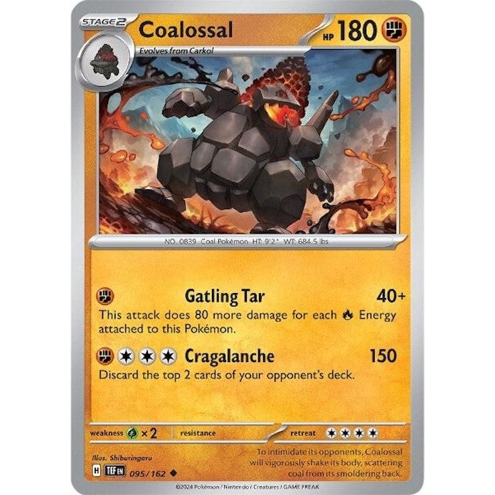 Image for Coalossal (095/162) (TEF) - Pokemon