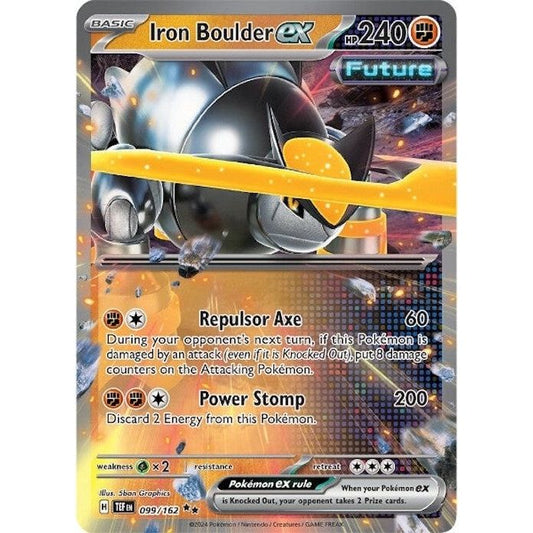Image for Iron Boulder ex (099/162) (TEF) - Pokemon
