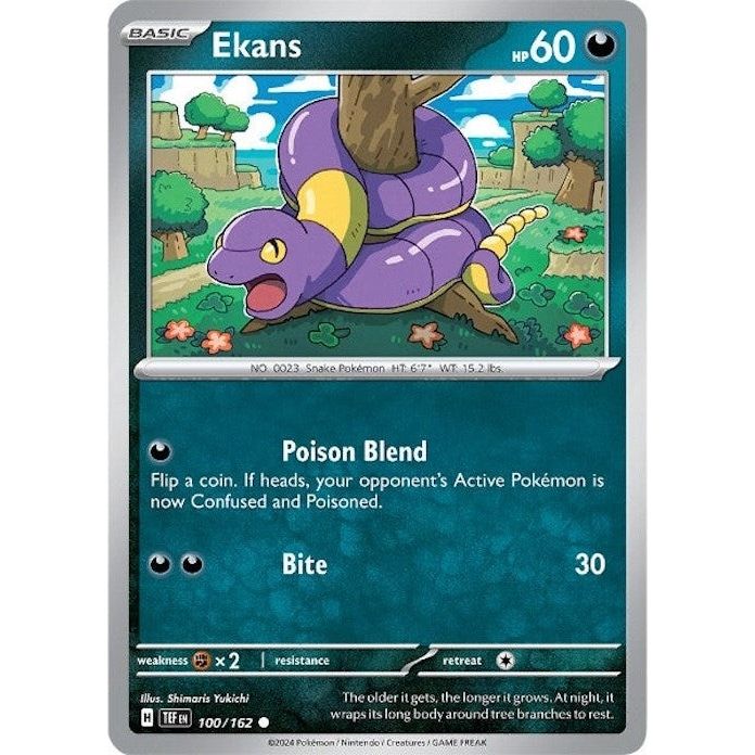 Image for Ekans (100/162) (TEF) - Pokemon