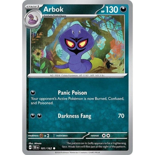 Image for Arbok (101/162) (TEF) - Pokemon