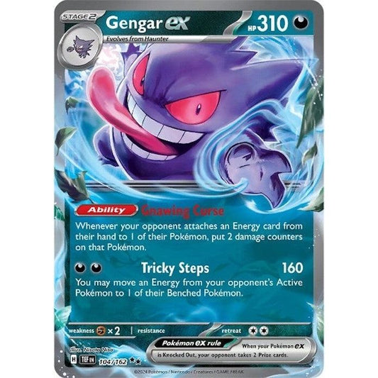 Image for Gengar ex (104/162) (TEF) - Pokemon