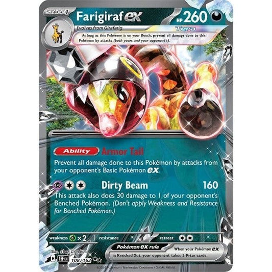 Image for Farigiraf ex (108/162) (TEF) - Pokemon