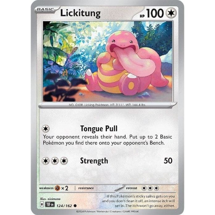 Image for Lickitung (124/162) (TEF) - Pokemon