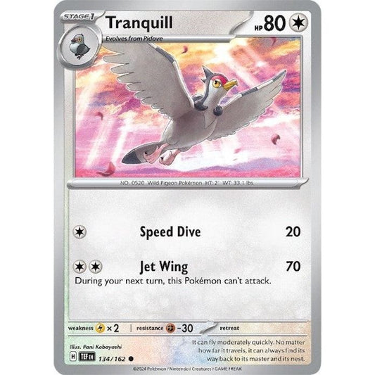 Image for Tranquill (134/162) (TEF) - Pokemon