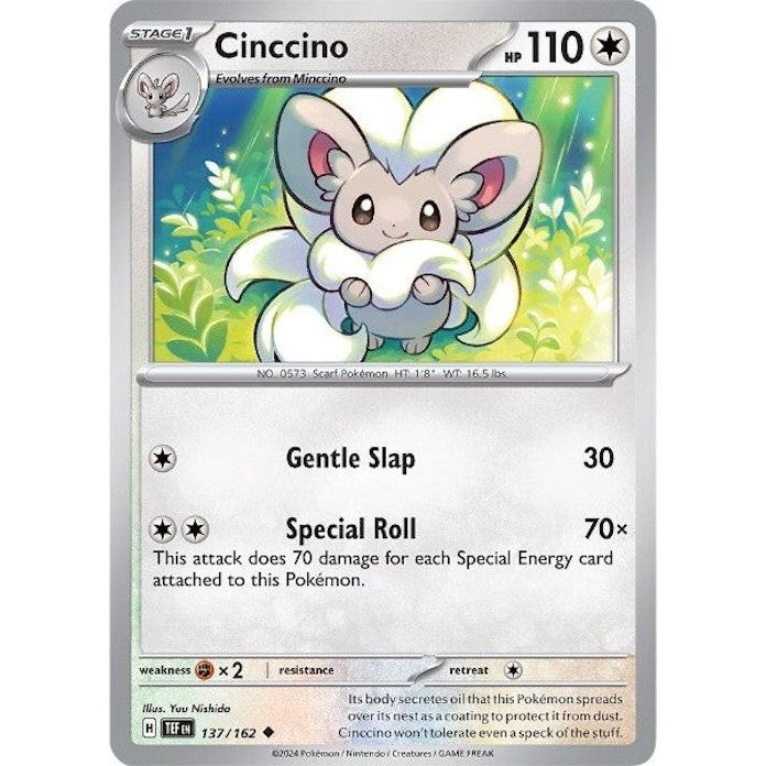Image for Cinccino (137/162) (TEF) - Pokemon