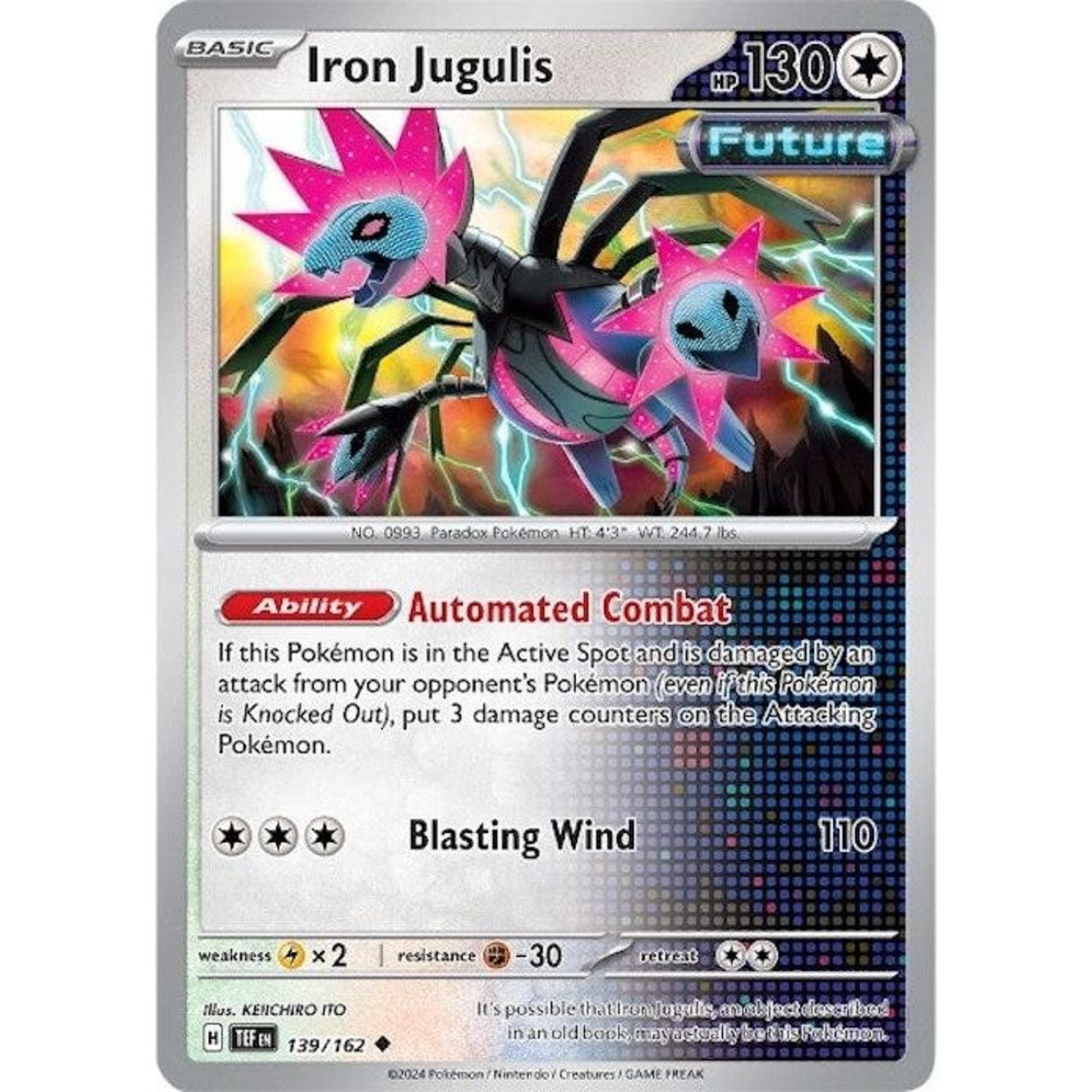 Image for Iron Jugulis (139/162) (TEF) - Pokemon