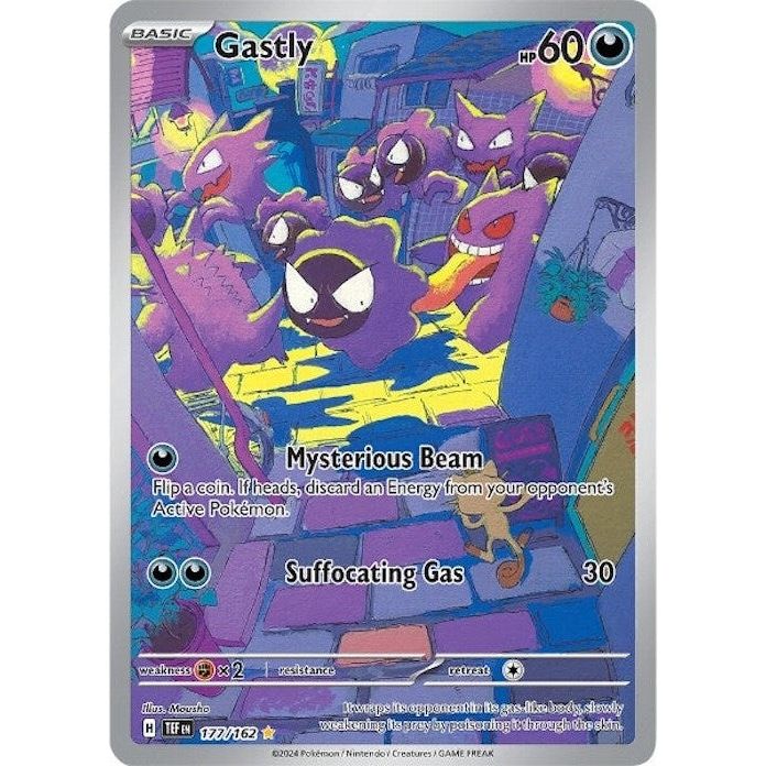 Image for Gastly (177/162) (TEF) - Pokemon