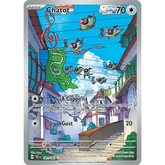 Image for Chatot (181/162) (TEF) - Pokemon