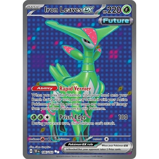 Image for Iron Leaves ex (186/162) (TEF) - Pokemon