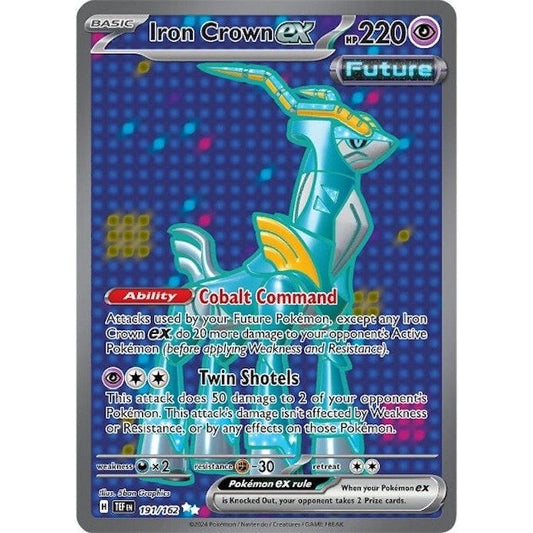 Image for Iron Crown ex (191/162) (TEF) - Pokemon