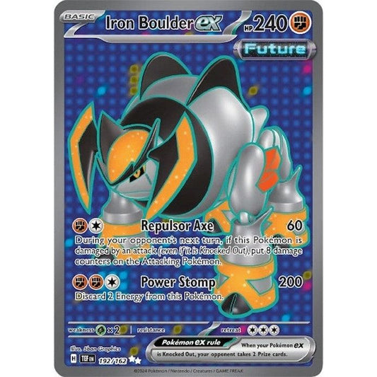 Image for Iron Boulder ex (192/162) (TEF) - Pokemon