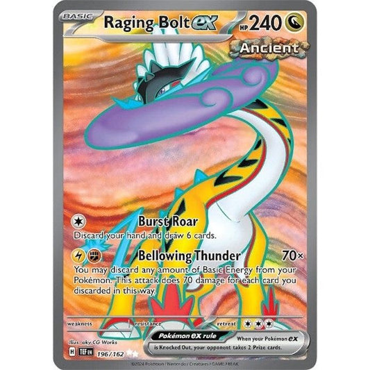 Image for Raging Bolt ex (196/162) (TEF) - Pokemon