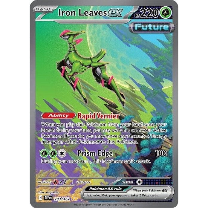Image for Iron Leaves ex (203/162) (TEF) - Pokemon