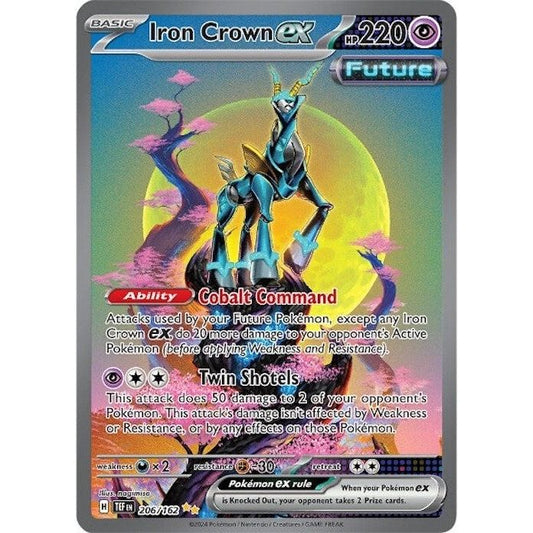 Image for Iron Crown ex (206/162) (TEF) - Pokemon