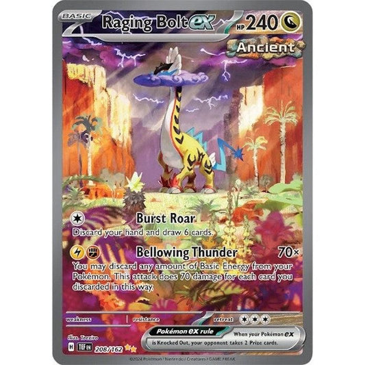 Image for Raging Bolt ex (208/162) (TEF) - Pokemon