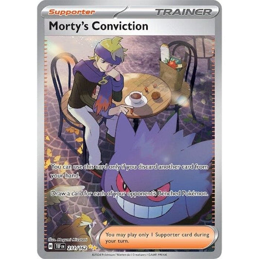Image for Morty's Conviction (211/162) (TEF) - Pokemon