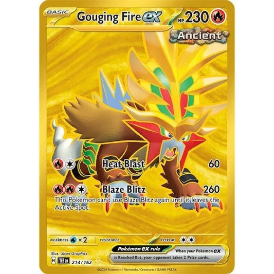 Image for Gouging Fire ex (214/162) (TEF) - Pokemon
