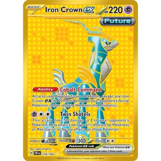 Image for Iron Crown ex (216/162) (TEF) - Pokemon