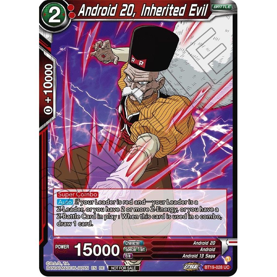 Image for Android 20, Inherited Evil (Deluxe Pack 2024 Vol.1) (BT19-028) (PR) - Dragon Ball Super: Masters