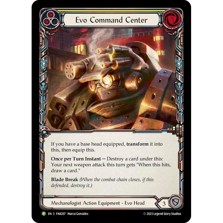 Image for Evo Command Center - FAB207 (FAB207) (PR) - Flesh and Blood TCG