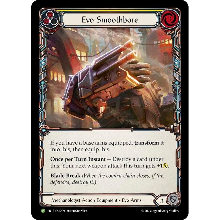 Image for Evo Smoothbore - FAB209 (FAB209) (PR) - Flesh and Blood TCG
