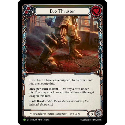 Image for Evo Thruster - FAB210 (FAB210) (PR) - Flesh and Blood TCG