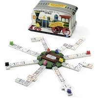 Image for Mexican Train Dominoes in a Tin - Boardgames