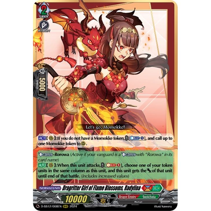 Image for Dragritter Girl of Flame Blossoms, Radylina (D-SS12/008EN) (D-SS12) - Cardfight Vanguard