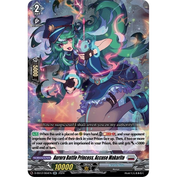 Image for Aurora Battle Princess, Accuse Makarite (D-SS12/064EN) (D-SS12) - Cardfight Vanguard