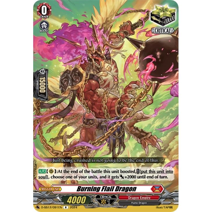 Image for Burning Flail Dragon (D-SS12/091EN) (D-SS12) - Cardfight Vanguard