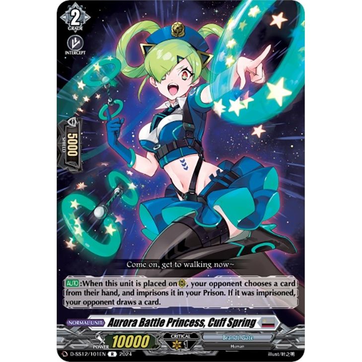 Image for Aurora Battle Princess, Cuff Spring (D-SS12/101EN) (D-SS12) - Cardfight Vanguard
