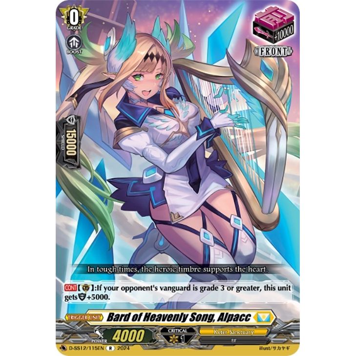 Image for Bard of Heavenly Song, Alpacc (D-SS12/115EN) (D-SS12) - Cardfight Vanguard