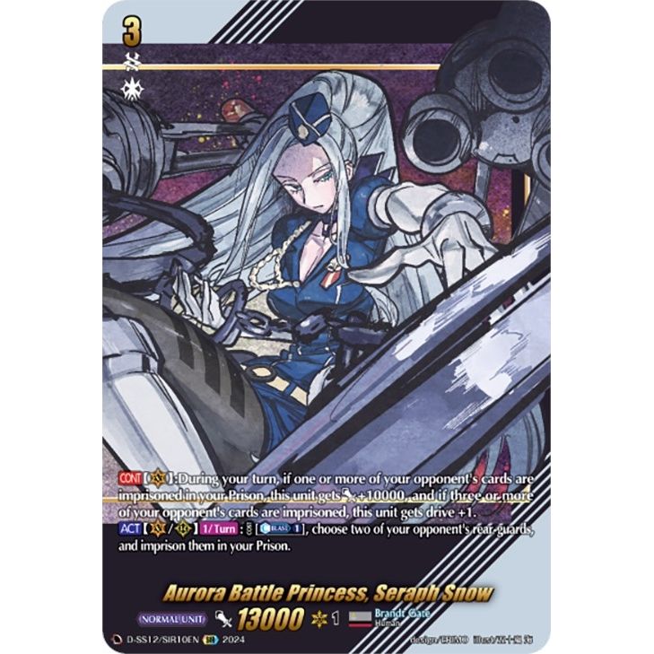 Image for Aurora Battle Princess, Seraph Snow (SIR) (D-SS12/SIR10EN) (D-SS12) - Cardfight Vanguard