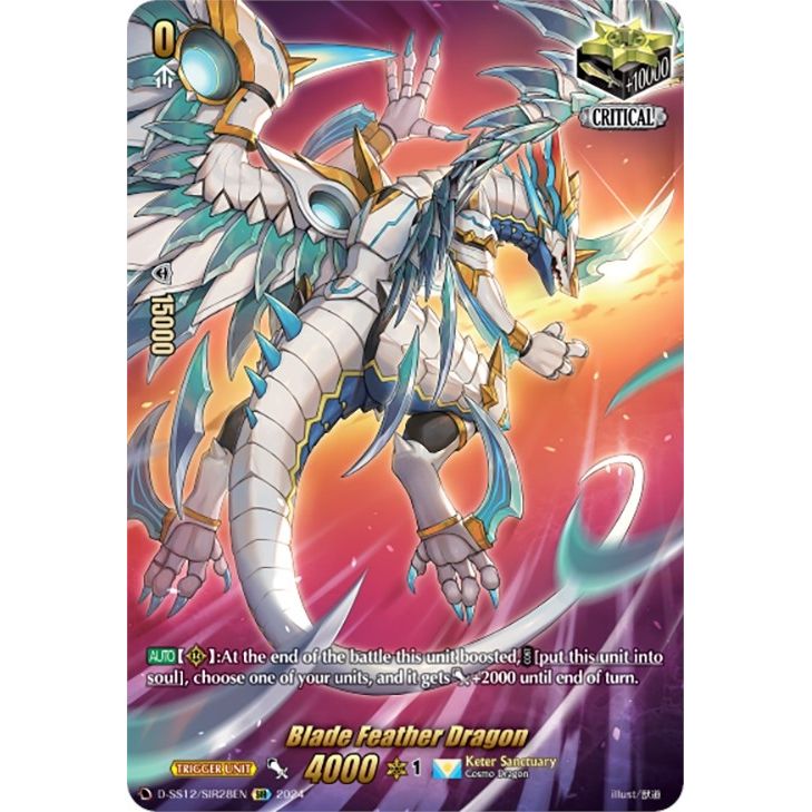 Image for Blade Feather Dragon (SIR) (D-SS12/SIR28EN) (D-SS12) - Cardfight Vanguard