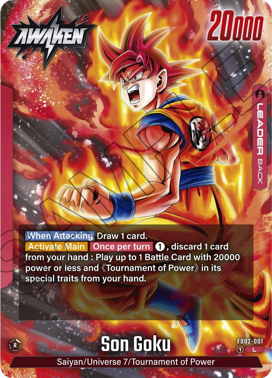 Image for Son Goku - FB02-001 (FB02-001) (FB02) - Dragon Ball Super: Fusion World