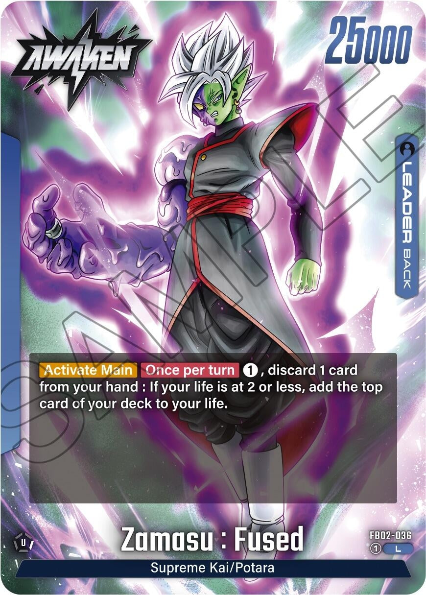 Image for Zamasu : Fused - FB02-036 (FB02-036) (FB02) - Dragon Ball Super: Fusion World