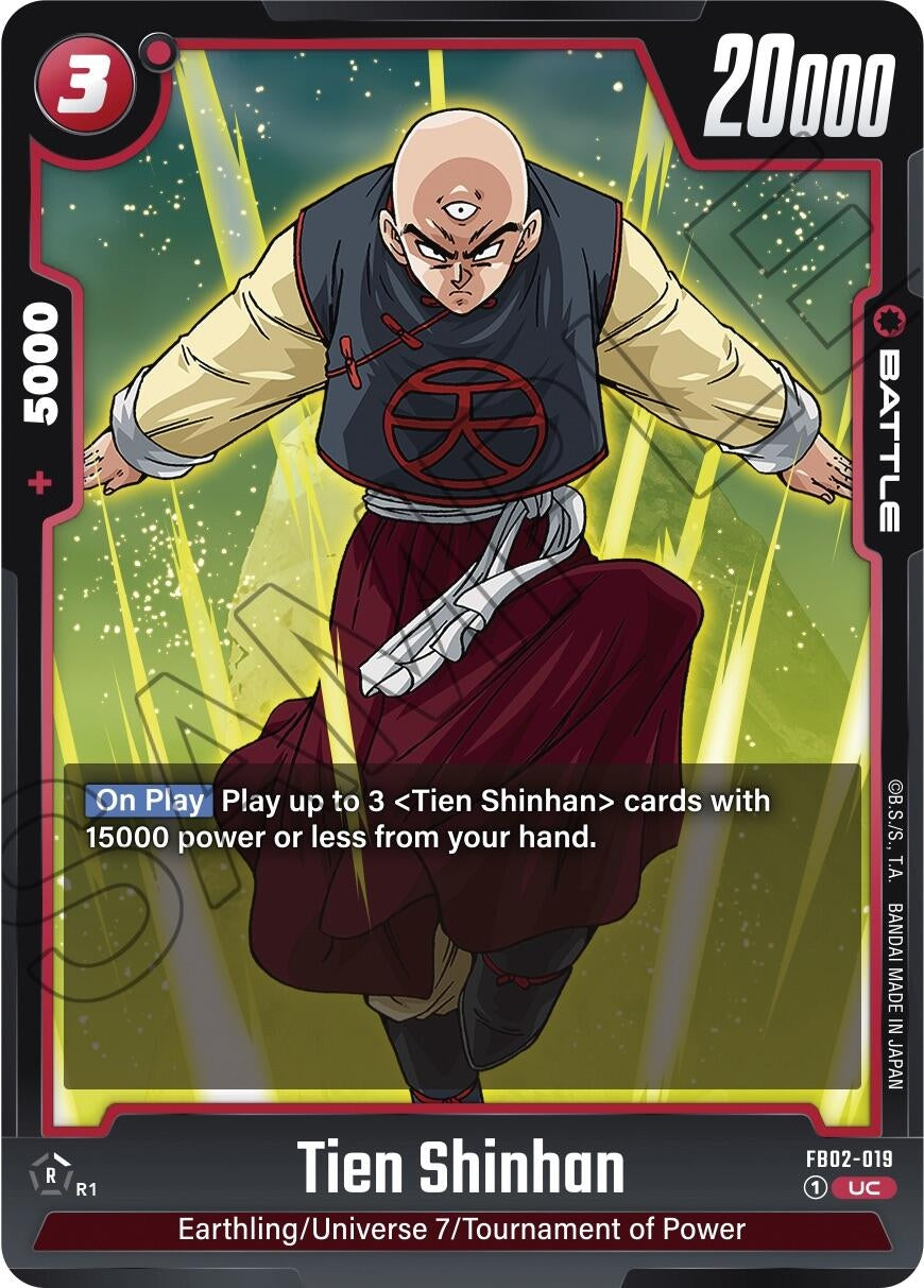 Image for Tien Shinhan - FB02-019 (FB02-019) (FB02) - Dragon Ball Super: Fusion World