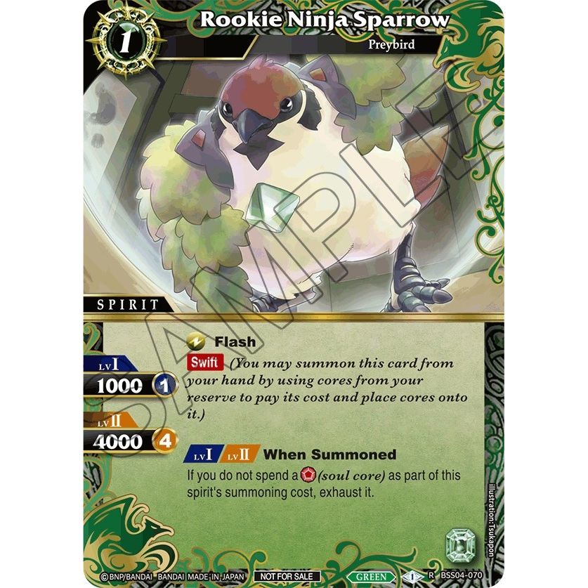 Image for Rookie Ninja Sparrow (Event Pack 2024 Vol. 1) (BSS04-070) (LEP) - Battle Spirits Saga