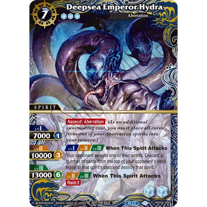 Image for Deepsea Emperor Hydra (Grand Tour Finalist Card Set 2024 Vol. 1) (BSS04-086) (LEP) - Battle Spirits Saga